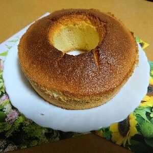 ノンオイル☆米粉のシフォンケーキ